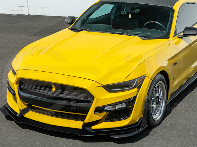 2015-2023 FORD MUSTANG W/ SIGNAL LIGHT | CARBON FIBER SIDE MIRROR CAP COVER PAIR