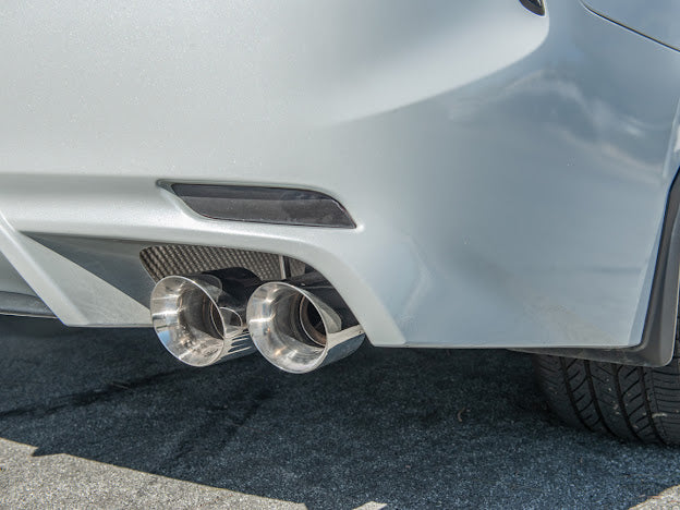 2018-2024 TOYOTA CAMRY | MUFFLER DELETE AXLE BACK EXHAUST WITH QUAD BURNT BLUE TIPS