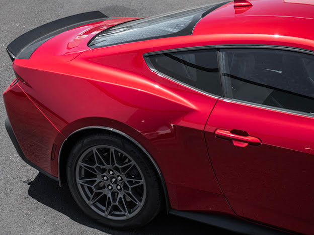 2024-UP FORD MUSTANG S650 | CARBON FIBER REAR TRUNK DUCKTAIL INTEGRATED WING SPOILER MODULE