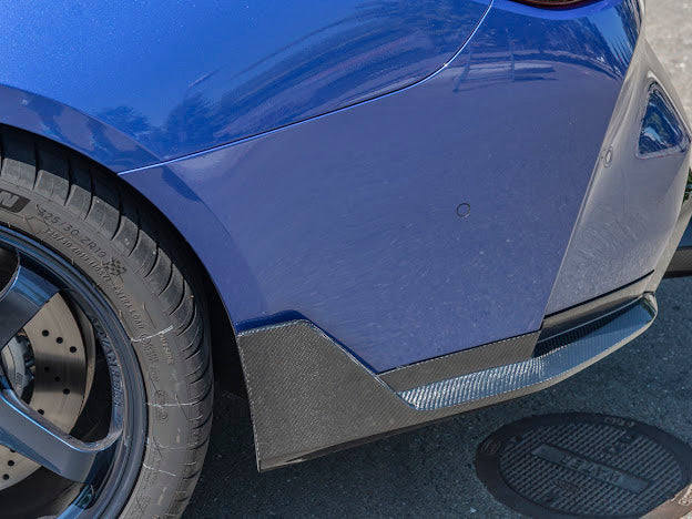 2021-Up BMW G82 / G83 M4 | M-Performance Style CARBON FIBER Rear Apron Lip Splitter Ground Effects (Pair)