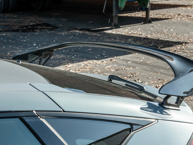 *BLEMISHED-DISCOUNTED* 2023-UP HONDA CIVIC TYPE-R CARBON FIBER REAR HIGH WING SPOILER
