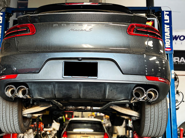 2014-2021 PORSCHE MACAN MUFFLER DELETE AXLE BACK QUAD TIPS EXHAUST