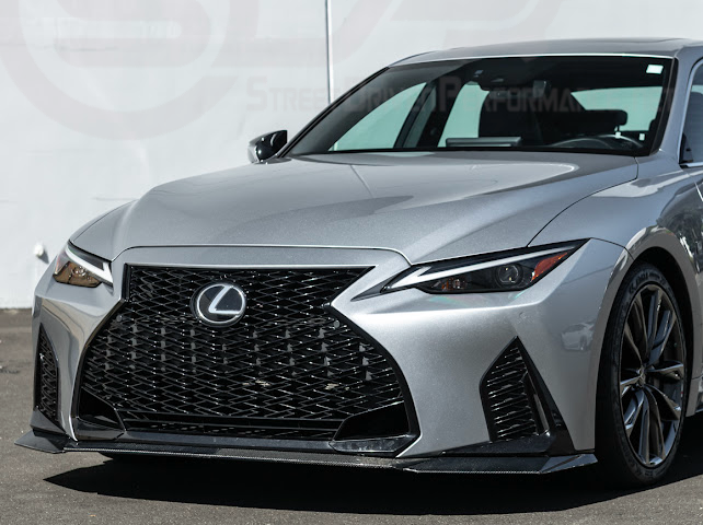 2021-UP LEXUS IS300, IS350, IS500 | JDM NOVEL STYLE CARBON FIBER FRONT BUMPER LIP SPLITTER GROUND EFFECTS