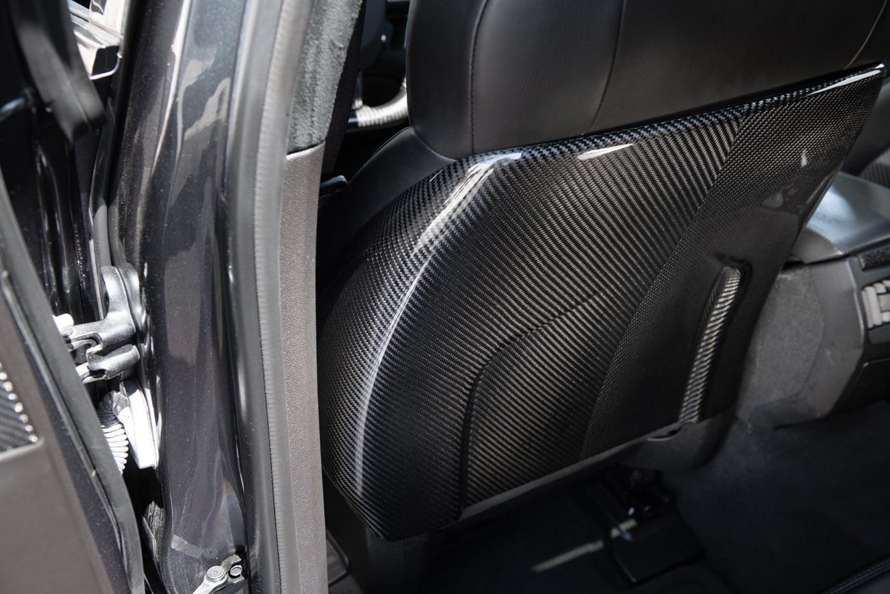 2009-2015 Cadillac CTS/CTS-V V2 CARBON FIBER SEAT BACK PANEL COVER REPLACEMENT PAIR