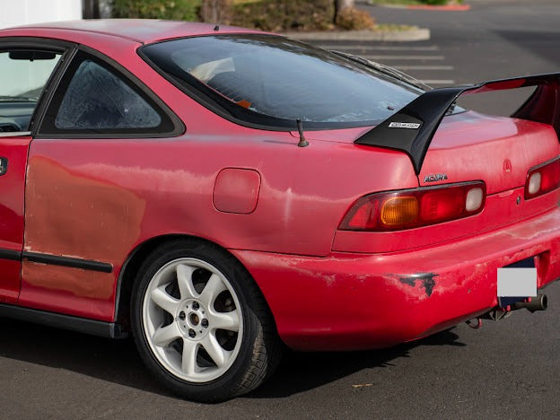 1994-2001 Acura Integra DC2 MUGEN Style Rear Lid Wing Spoiler with Emblem (Pair)