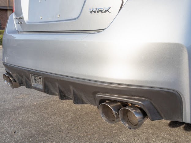 2015-2021 SUBARU WRX / STI | MUFFLER DELETE AXLE BACK EXHAUST 4 INCH CHROME QUAD TIPS