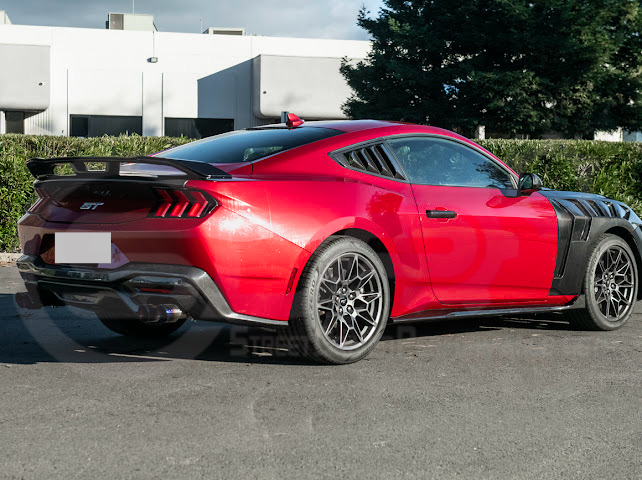2024-Up Ford Mustang S650 | SDP Performance CARBON FIBER Side Skirts Extension Rocker Panels Ground Effects