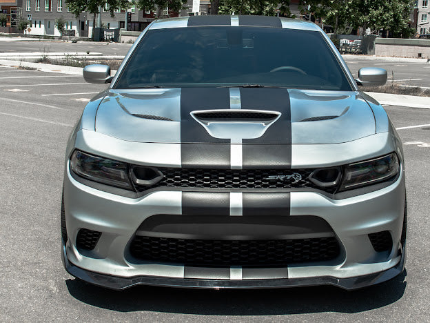 2015-UP DODGE CHARGER SRT TRACK PACKAGE FRONT SPLITTER (3pc)