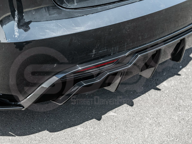 2024-UP TESLA MODEL 3 TRACK STYLE REAR BUMPER DIFFUSER