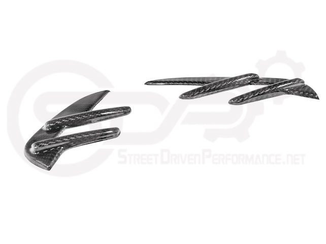 2021-UP BMW G82 G83 M4 | FACTORY REPLACEMENT CARBON FIBER SIDE FENDER VENT TRIM COVERS PAIR