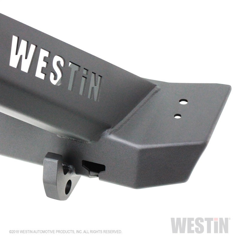 Westin 18-19 Jeep Wrangler JL WJ2 Stubby Front Bumper - Textured Black
