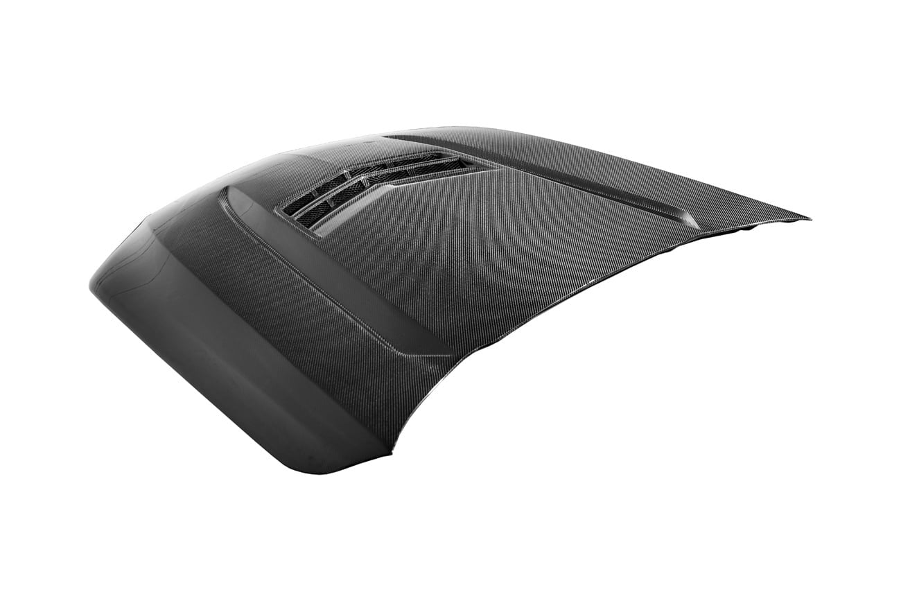 2020+ Cadillac CT4 / CT4-V / CT4-V Black Wing / CT4 SPORT | Blackwing Style Carbon Fiber Vented Front Hood