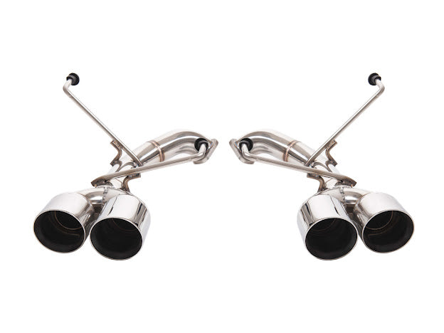 2011-2014 SUBARU IMPREZA WRX / STI | MUFFLER DELETE AXLE BACK QUAD EXHAUST (CHROME OR BURNT BLUE TIPS)