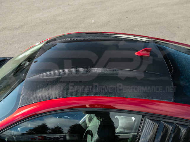 2015-Up Ford Mustang S550 & S650 Coupe | Factory Style Dry CARBON FIBER Tape-On Top Roof Panel Cover