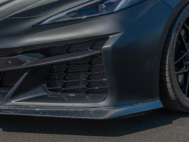 2020+ CORVETTE C8 Z06 & E-Ray | 3-PIECES FRONT LIP SPLITTER GROUND EFFECTS