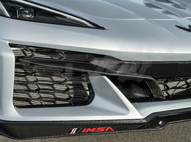 2023+ CHEVROLET CORVETTE C8 Z06 | CARBON FIBER FRONT BUMPER GRILLE INSERT PAIR