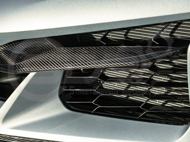 2023+ CHEVROLET CORVETTE C8 Z06 | CARBON FIBER FRONT BUMPER GRILLE INSERT PAIR