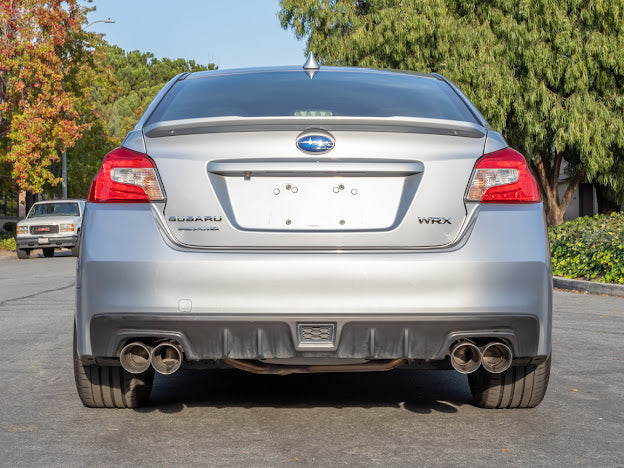 2015-2021 SUBARU WRX STI | MUFFLER DELETE QUAD TIPS CAT-BACK EXHAUST WITH CHROME TIPS