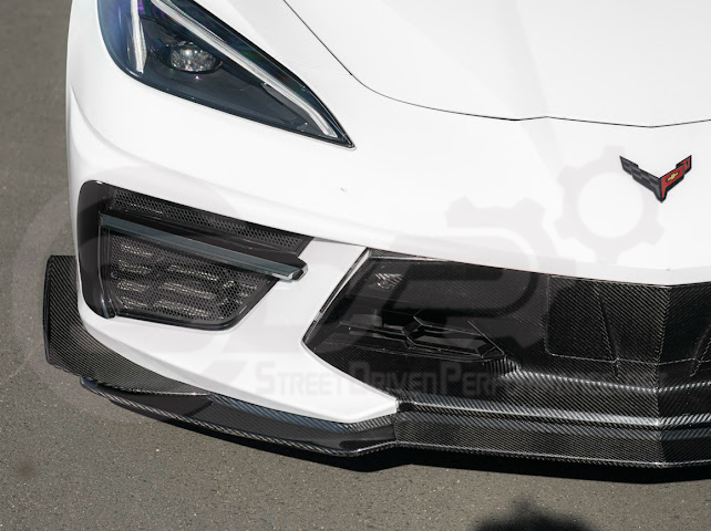 2020+ CORVETTE C8 STINGRAY & Z51 | Z06 Z07 PERFORMANCE FRONT LIP SPLITTER & CANARDS GROUND EFFECTS