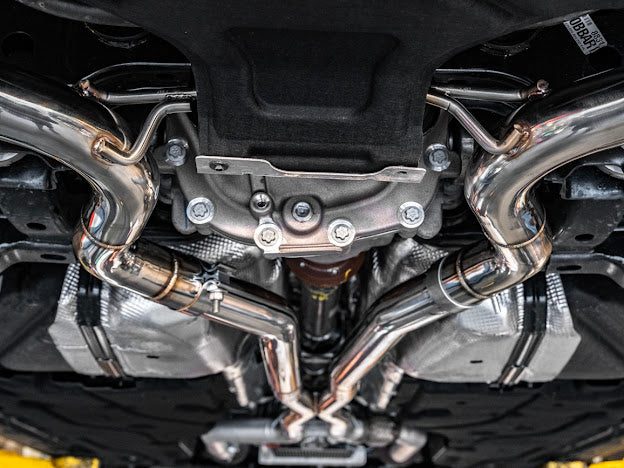 2024-PRESENT FORD MUSTANG S650 GT | STRAIGHT CAT BACK DUAL BURNT TIPS EXHAUST
