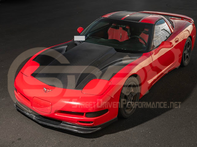 1997-2004 CHEVROLET CORVETTE C5 CARBON FIBER FRONT COWL HOOD