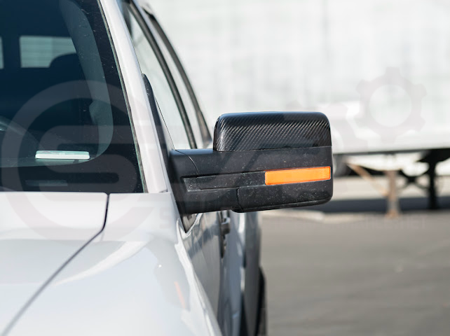 2009-2014 Ford F-150 Raptor SVT | Factory Style Carbon Fiber Mirror Covers Replacement