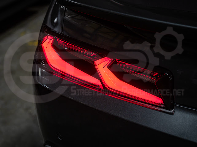 2014-2015 CHEVROLET CAMARO | GM C8 CORVETTE STYLE SEQUENTIAL SIGNAL LED REAR TAILLIGHT PAIR (CLEAR OR SMOKE TINTED LENSES)