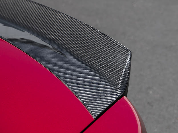 2024-UP FORD MUSTANG S650 | CARBON FIBER REAR TRUNK DUCKTAIL INTEGRATED WING SPOILER MODULE