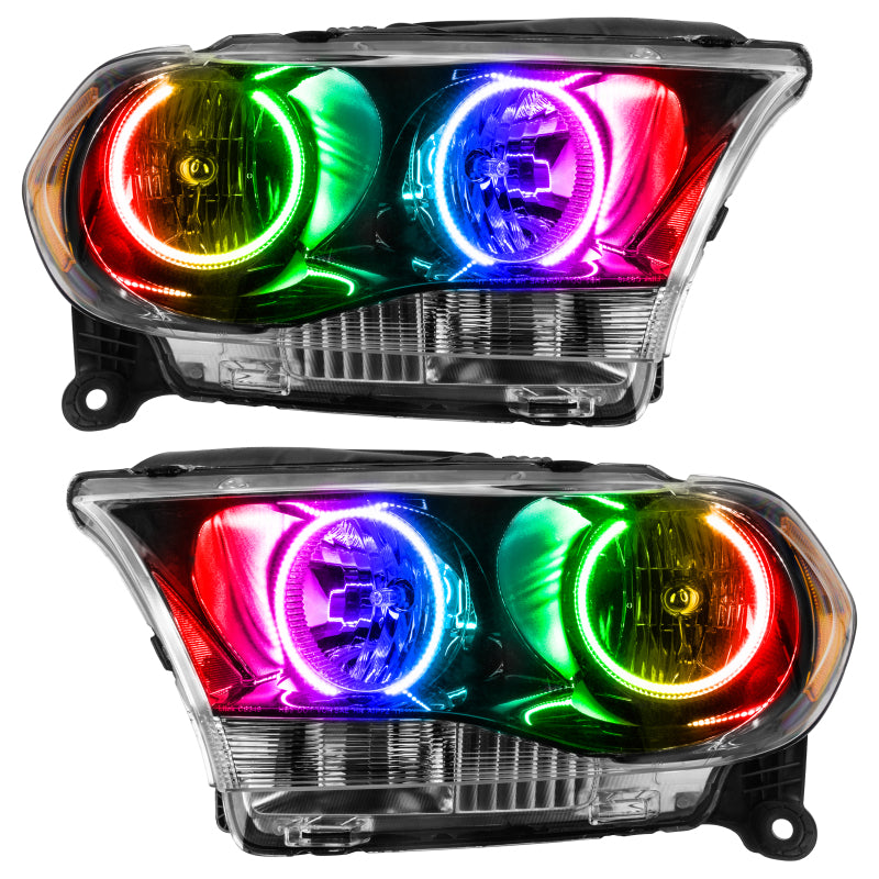 Oracle 11-13 Dodge Durango SMD HL Halogen - Black - ColorSHIFT
