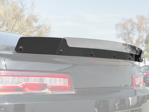 2014-2015 CAMARO SMOKE TINTED WICKERBILL SPOILER / WING
