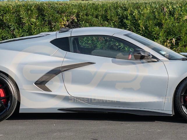 2020+ CHEVROLET CORVETTE C8 STINGRAY | Z06 PACKAGE SIDE SKIRTS ROCKER PANELS GROUND EFFECTS