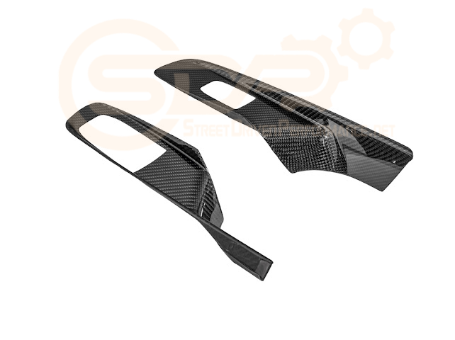 2020-Up Corvette C8 Coupe | CARBON FIBER Door Window Switch Control Panel Cover