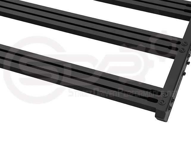 2016-2023 Toyota Tacoma | Extreme Off-Road Version 2 Carbon Steel Black Top Roof Rack Cargo Luggage Carrier
