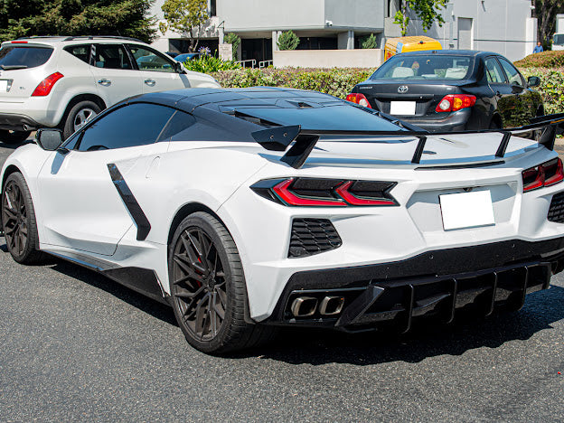2020+ CORVETTE C8 Z51 REAR LOWER DIFFUSER FINS *ADD-ON*