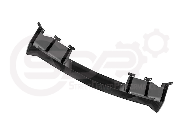 2023-UP CORVETTE C8 Z06 | GLOSSY BLACK REAR BUMPER FINNED DIFFUSER