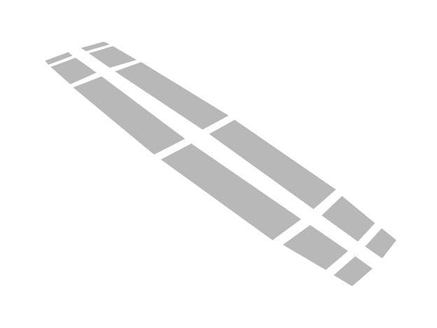 2024-UP FORD MUSTANG S650 | HOOD BODY STRIPE 3M DECALS