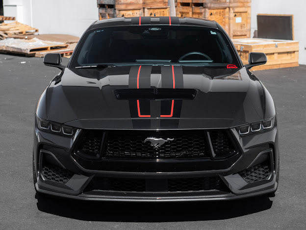 2024-UP FORD MUSTANG S650 | HOOD BODY STRIPE 3M DECALS