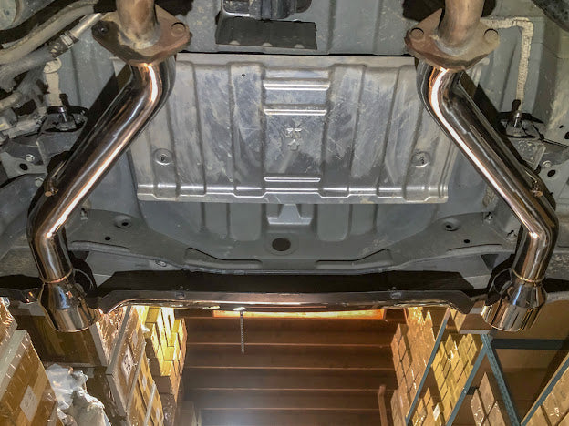 2014-PRESENT INFINITI Q50 MUFFLER DELETE AXLE BACK DUAL TIPS EXHAUST