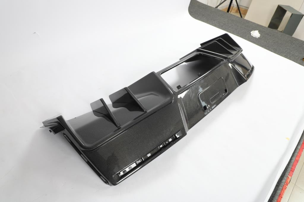 *BLEMISHED-DISCOUNTED* 2014-2019 CORVETTE C7 GM FACTORY PACKAGE CARBON FIBER REAR BUMPER DIFFUSER