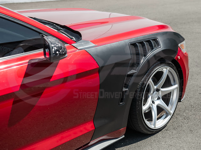 2015-2017 MUSTANG | GT500 KR STYLE FRONT VENTED FENDERS