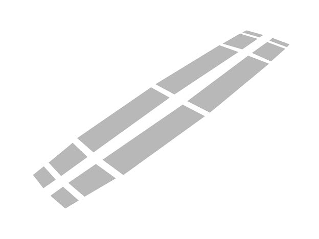 2024-UP FORD MUSTANG S650 | HOOD BODY STRIPE 3M DECALS