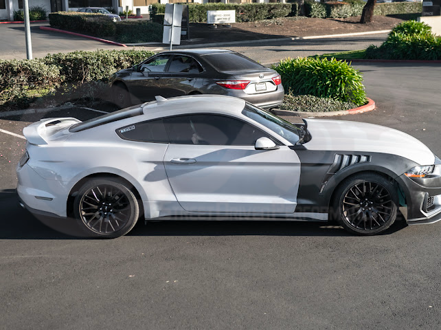 2018-2023 Ford Mustang S550 | GTD Style Primed Black Front Side Vented Fenders