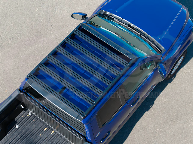 2016-2023 Toyota Tacoma | Extreme Off-Road Version 2 Carbon Steel Black Top Roof Rack Cargo Luggage Carrier