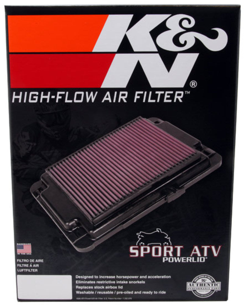 K&N 03-06 Kawasaki KFX400 / 03-08 Suzuki LTZ400 / 04-08 Arctic Cat DVX400 Powerlid