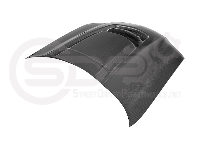 2008-2009 PONTIAC G8 CARBON FIBER ZR1 STYLE FRONT VENTED COWL HOOD