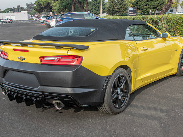 2016-Up 6th Gen Camaro - "ZL1 Performance Package" Rear Trunk Wing Wickerbill Spoiler - for all models