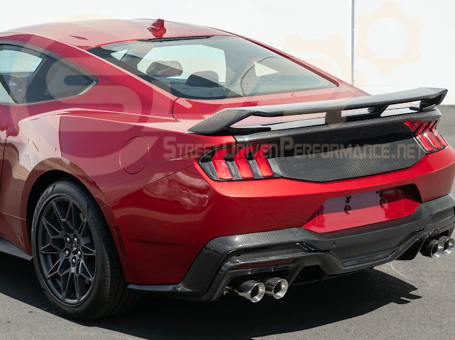 2024-UP FORD MUSTANG S650 | CARBON FIBER REAR TRUNK PANEL COVER TRIM