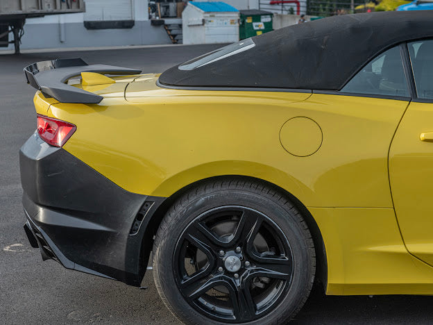 2010-2013 5TH GEN CAMARO GM FLUSH MOUNT WING SMOKE TINTED WICKERBILL