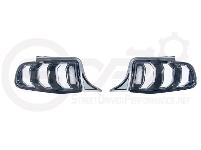 2010-2014 FORD MUSTANG S197 | S550 EURO STYLE SEQUENTIAL SIGNAL LED REAR TAILLIGHTS PAIR