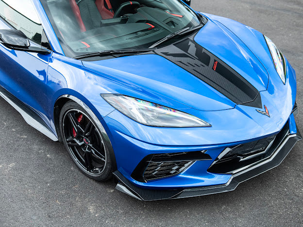 2020+ CHEVROLET CORVETTE C8 | SDP PERFORMANCE PACKAGE HYDRO DIPPED CARBON FIBER SIDE WHEEL FENDER PAIR